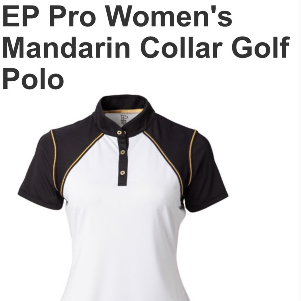 **LIKE NEW EP Pro Women’s Mandarin Collar Golf Polo – Size XXL